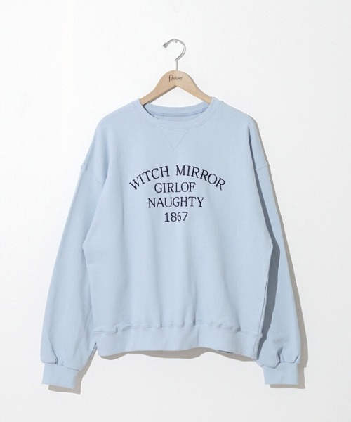 flower(フラワー)の「ルーズエンブロイダリースウェット(スウェット・レディース・グレー/ブルー・FREE)」の19枚目の写真