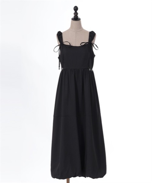 axes femme（アクシーズファム）の「バルーンジャンパースカート（ジャンパースカート・レディース・ベージュ/グレー/ブラック/インディゴブルー・FREE）」の20枚目の写真