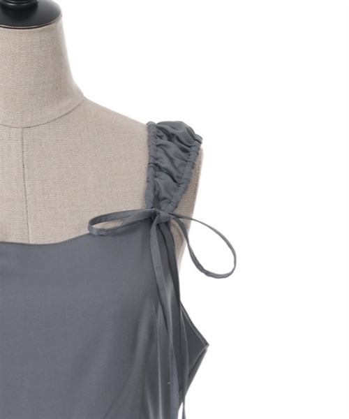 axes femme（アクシーズファム）の「バルーンジャンパースカート（ジャンパースカート・レディース・ベージュ/グレー/ブラック/インディゴブルー・FREE）」の15枚目の写真