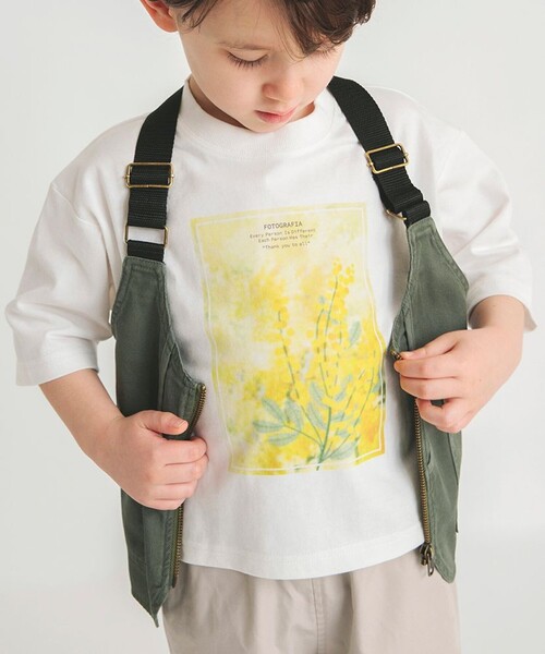 BRANSHES(ブランシェス)の「ツイルベスト(ベスト・キッズ・ブラック/カーキオリーブ・L/M/XL/S)」の8枚目の写真