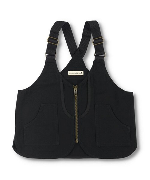 BRANSHES(ブランシェス)の「ツイルベスト(ベスト・キッズ・ブラック/カーキオリーブ・L/M/XL/S)」の13枚目の写真