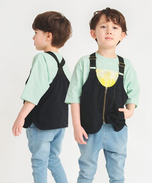 BRANSHES(ブランシェス)の「ツイルベスト(ベスト・キッズ・ブラック/カーキオリーブ・L/M/XL/S)」の14枚目の写真