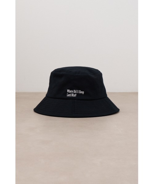 AZUL by moussy(アズールバイマウジー)の「ロゴ刺繍バケットハット(ハット・メンズ・オフホワイト/ブラック/ライトブルー・FREE)」の12枚目の写真