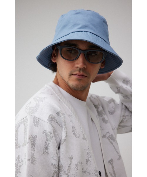 AZUL by moussy(アズールバイマウジー)の「ロゴ刺繍バケットハット(ハット・メンズ・オフホワイト/ブラック/ライトブルー・FREE)」の17枚目の写真