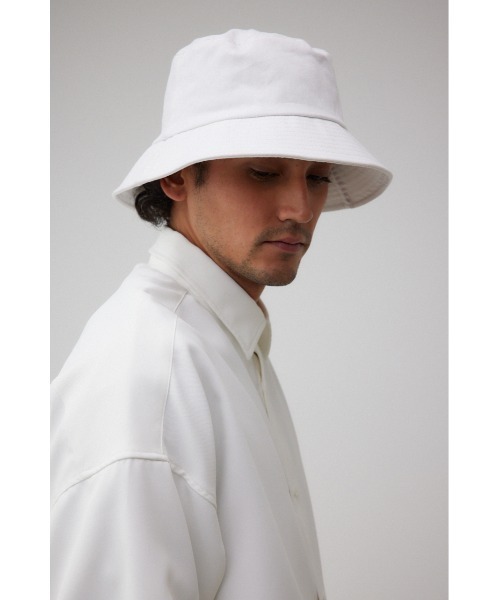 AZUL by moussy(アズールバイマウジー)の「ロゴ刺繍バケットハット(ハット・メンズ・オフホワイト/ブラック/ライトブルー・FREE)」の5枚目の写真