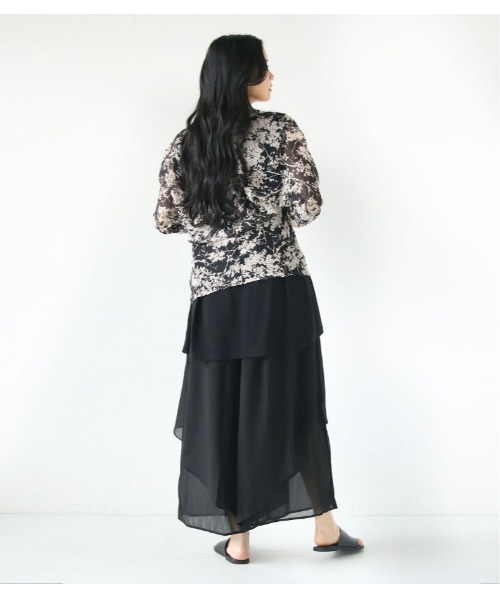 シアー変形ワイドパンツ（その他パンツ）｜OTONA（オトナ）の