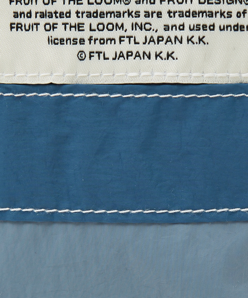 FRUIT OF THE LOOM（フルーツオブザルーム）の「【FRUIT OF THE LOOM】ナイロントートバッグ M / レトロ（トートバッグ・レディース・ブルー/アイボリー/チャコールグレー/ブラック・フリー）」の15枚目の写真