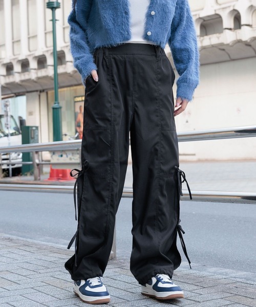 3.3 Field Trip (3.3フィールドトリップ)の「3.3 Field Trip/サイドリボンパンツ 2990141(その他パンツ・レディース・ベージュ/チャコール/ブラック/ブルー・MEDIUM/LARGE)」の20枚目の写真