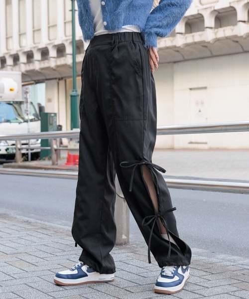 3.3 Field Trip (3.3フィールドトリップ)の「3.3 Field Trip/サイドリボンパンツ 2990141(その他パンツ・レディース・ベージュ/チャコール/ブラック/ブルー・MEDIUM/LARGE)」の21枚目の写真