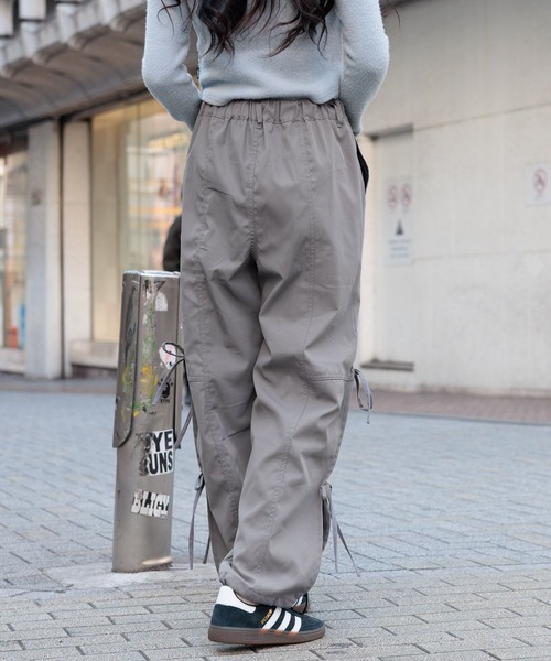 3.3 Field Trip (3.3フィールドトリップ)の「3.3 Field Trip/サイドリボンパンツ 2990141(その他パンツ・レディース・ベージュ/チャコール/ブラック/ブルー・MEDIUM/LARGE)」の9枚目の写真