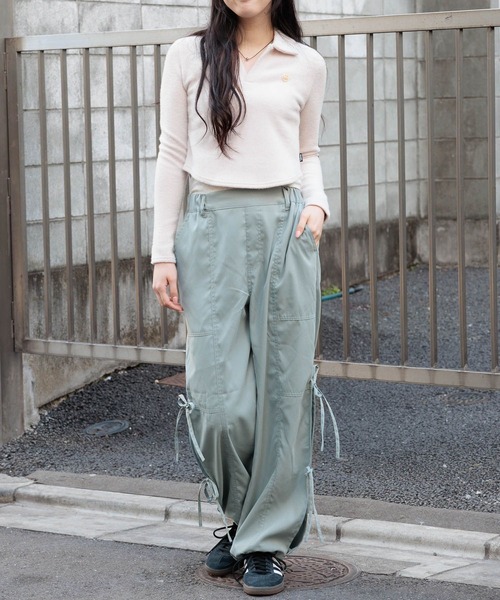 3.3 Field Trip (3.3フィールドトリップ)の「3.3 Field Trip/サイドリボンパンツ 2990141(その他パンツ・レディース・ベージュ/チャコール/ブラック/ブルー・MEDIUM/LARGE)」の10枚目の写真