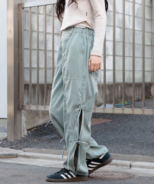 3.3 Field Trip (3.3フィールドトリップ)の「3.3 Field Trip/サイドリボンパンツ 2990141(その他パンツ・レディース・ベージュ/チャコール/ブラック/ブルー・MEDIUM/LARGE)」の11枚目の写真