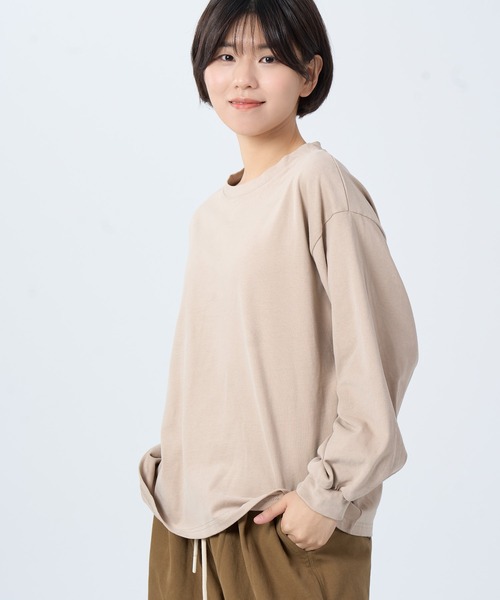 ROCOCO（ロココ）の「ビッグラフカットソー（Tシャツ/カットソー・レディース・ホワイト/ブラック/ライトベージュ・M～Ｌ）」の3枚目の写真