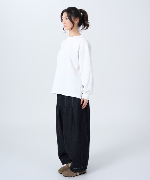 ROCOCO（ロココ）の「ビッグラフカットソー（Tシャツ/カットソー・レディース・ホワイト/ブラック/ライトベージュ・M～Ｌ）」の14枚目の写真