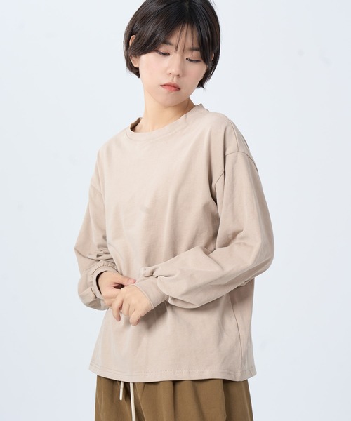 ROCOCO（ロココ）の「ビッグラフカットソー（Tシャツ/カットソー・レディース・ホワイト/ブラック/ライトベージュ・M～Ｌ）」の12枚目の写真