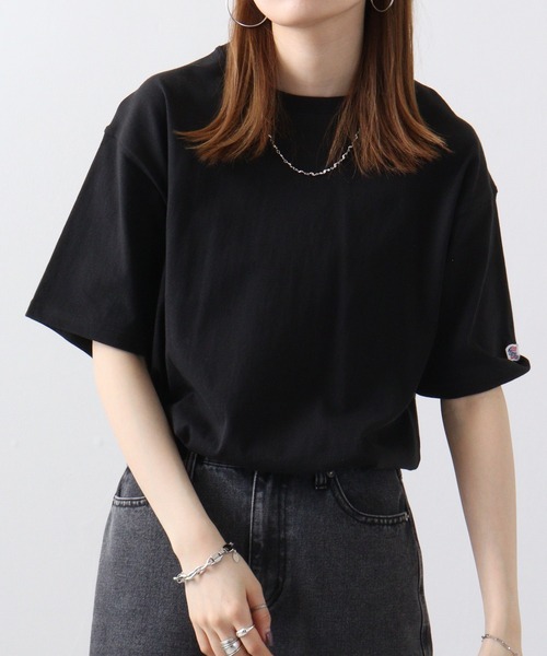 JEMORGAN(ジェーイーモーガン)の「JEMORGAN 天竺 ベーシック半袖T(Tシャツ/カットソー・メンズ・オフホワイト/ネイビー/ベージュ/カーキ/ブラック/杢グレー・L/M/S/XL)」の2枚目の写真