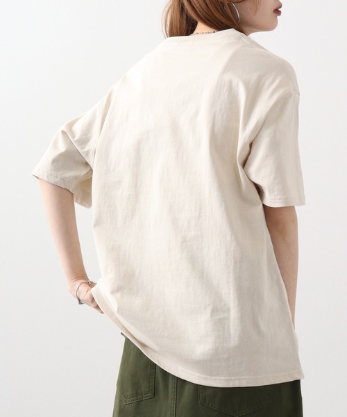 JEMORGAN(ジェーイーモーガン)の「JEMORGAN 天竺 ベーシック半袖T(Tシャツ/カットソー・メンズ・オフホワイト/ネイビー/ベージュ/カーキ/ブラック/杢グレー・L/M/S/XL)」の20枚目の写真