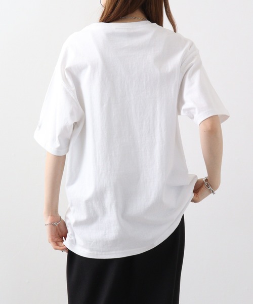 JEMORGAN(ジェーイーモーガン)の「JEMORGAN 天竺 ベーシック半袖T(Tシャツ/カットソー・メンズ・オフホワイト/ネイビー/ベージュ/カーキ/ブラック/杢グレー・L/M/S/XL)」の11枚目の写真