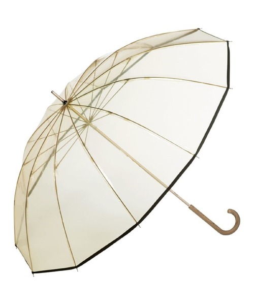 Wpc.（ダブリュピーシー）の「Wpc./ダブリュピーシー　PLASTIC 12K UMBRELLA（長傘・レディース・グレー/ベージュ/ネイビー/ブラウン/ホワイト・FREE）」の4枚目の写真