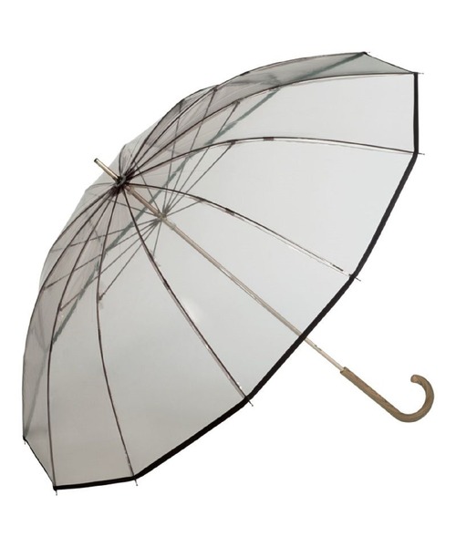 Wpc.（ダブリュピーシー）の「Wpc./ダブリュピーシー　PLASTIC 12K UMBRELLA（長傘・レディース・グレー/ベージュ/ネイビー/ブラウン/ホワイト・FREE）」の2枚目の写真