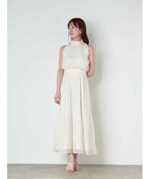 完売品【タグ付新品】SNIDEL シフォンプリーツフレアワンピース