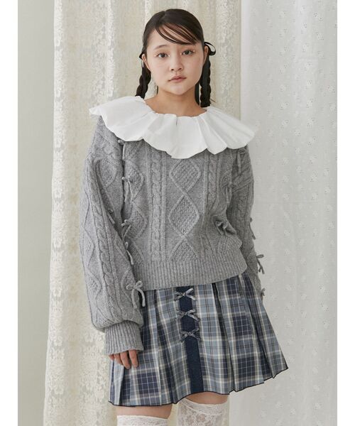 【セール】バルーンカラーブラウス（シャツ/ブラウス）｜merry jenny（メリージェニー）