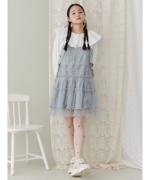 【セール】バルーンカラーブラウス（シャツ/ブラウス）｜merry jenny（メリージェニー）