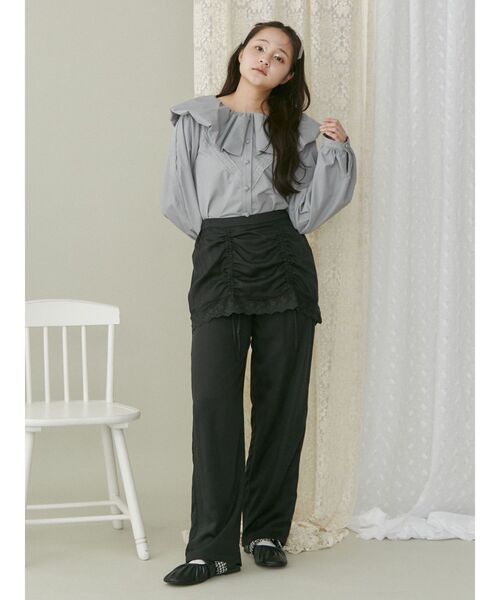 【セール】バルーンカラーブラウス（シャツ/ブラウス）｜merry jenny（メリージェニー）