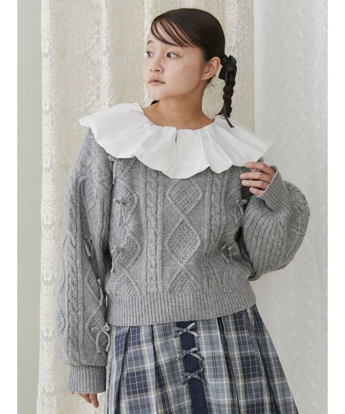 【セール】バルーンカラーブラウス（シャツ/ブラウス）｜merry jenny（メリージェニー）