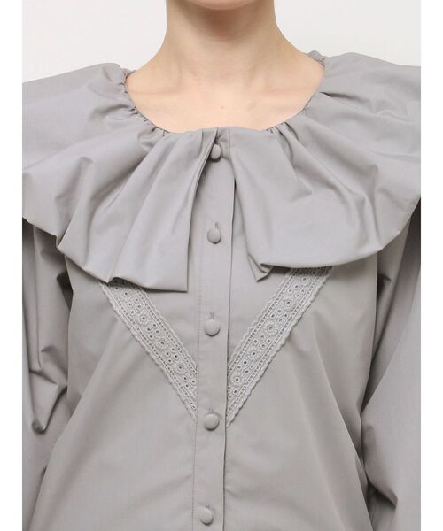 【セール】バルーンカラーブラウス（シャツ/ブラウス）｜merry jenny（メリージェニー）