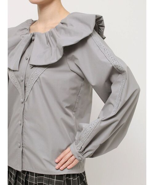 【セール】バルーンカラーブラウス（シャツ/ブラウス）｜merry jenny（メリージェニー）