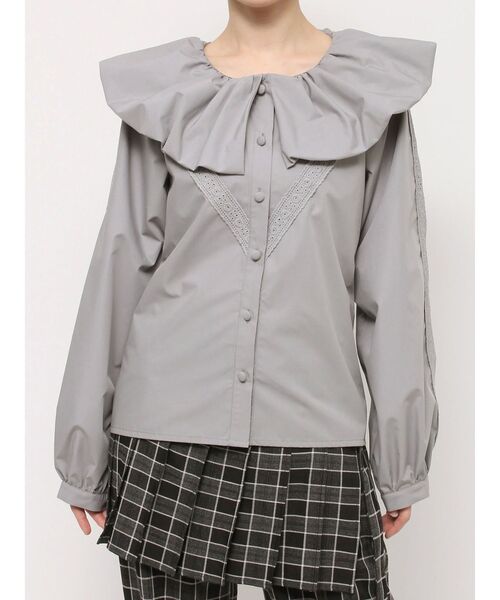 【セール】バルーンカラーブラウス（シャツ/ブラウス）｜merry jenny（メリージェニー）