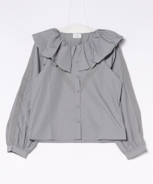 merry jenny（メリージェニー）の「バルーンカラーブラウス（シャツ/ブラウス・レディース・ブラック/グレー/オフホワイト・FREE）」の19枚目の写真