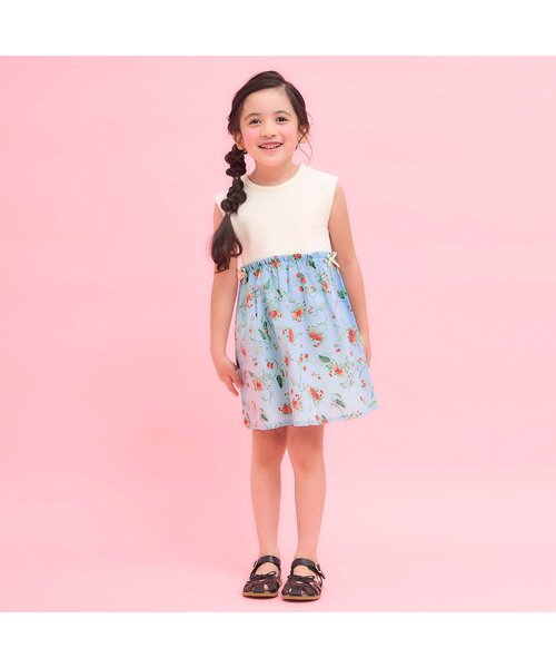 Seraph（セラフ）の「ドッキングワンピース（ワンピース・キッズ・ミント/ネイビー/オレンジ/ブラック・80/90/95/100/110/120/130/140）」の18枚目の写真