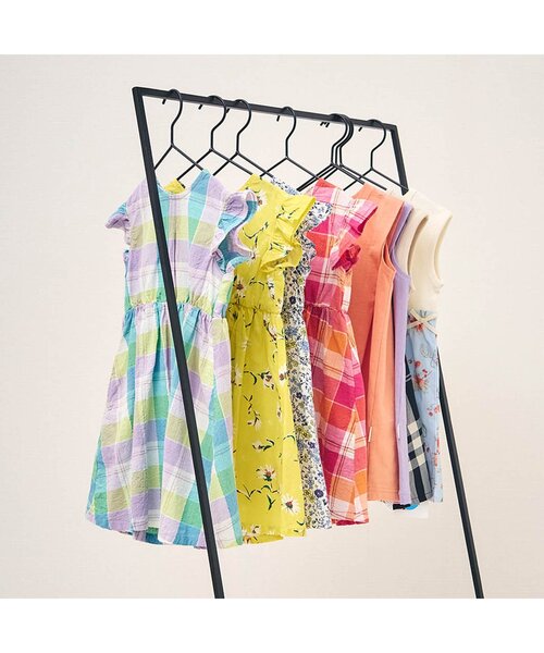 Seraph（セラフ）の「ドッキングワンピース（ワンピース・キッズ・ミント/ネイビー/オレンジ/ブラック・80/90/95/100/110/120/130/140）」の21枚目の写真