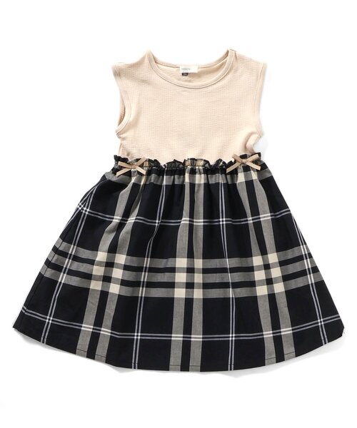 Seraph（セラフ）の「ドッキングワンピース（ワンピース・キッズ・ミント/ネイビー/オレンジ/ブラック・80/90/95/100/110/120/130/140）」の9枚目の写真