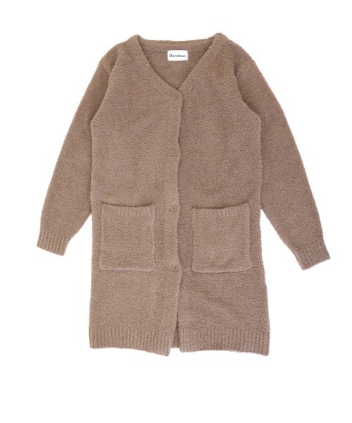 DONOBAN(ドノバン)の「「累計販売数 6万枚突破」もこもこルームウェア <カーディガン>(カーディガン/ボレロ・レディース・アイボリー/モカ・F)」の14枚目の写真