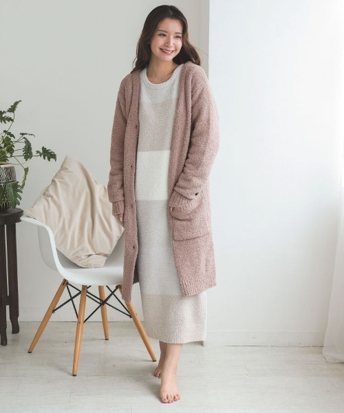 donoban ドノバン　フラワーカーディガン DONOBAN（ドノバン）の「ハンドメイドハートカーディガン