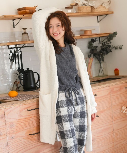 セール】「累計販売数 6万枚突破」もこもこルームウェア <カーディガン