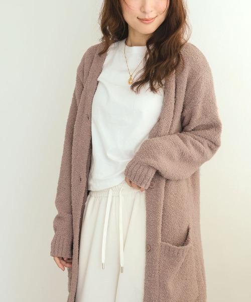 セール】「累計販売数 6万枚突破」もこもこルームウェア <カーディガン