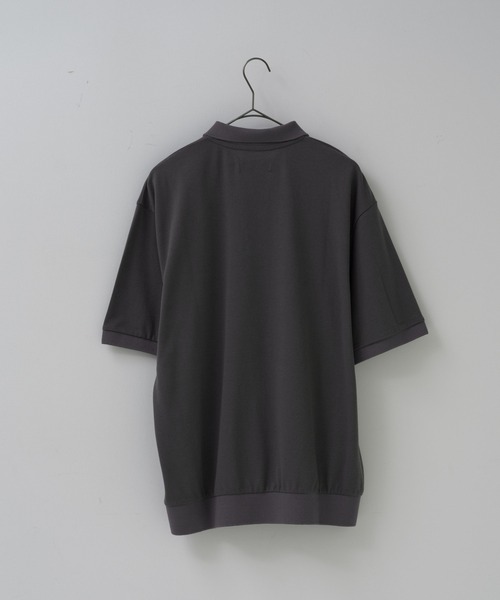 WHIMSIC（ウィムジック）の「【UNISEX】モスステッチポロシャツ（ポロシャツ・メンズ・ホワイト/チャコールグレー/イエロー/ブルー・FREE）」の14枚目の写真