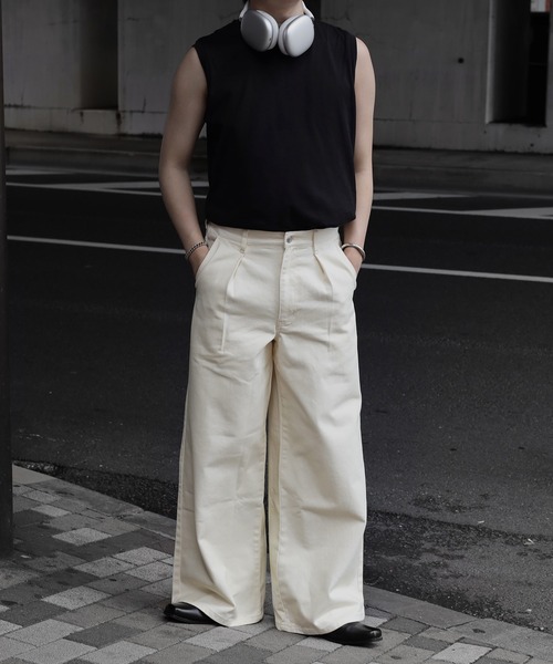 CALLNE（カルネ）の「加工デニムパンツ（デニムパンツ・メンズ・ブラック・M）」の5枚目の写真