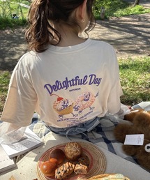 AS KNOW AS plus | ◎おやつフォトビッグサイズTシャツ(Tシャツ/カットソー)