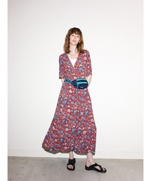 THE SHINZONE oriental FLOWER CACHECOEUR DRESS 24MMSOP03