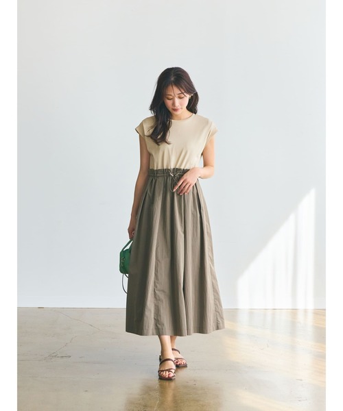 COHINA（コヒナ）の「ドロストドッキングワンピース【低身長