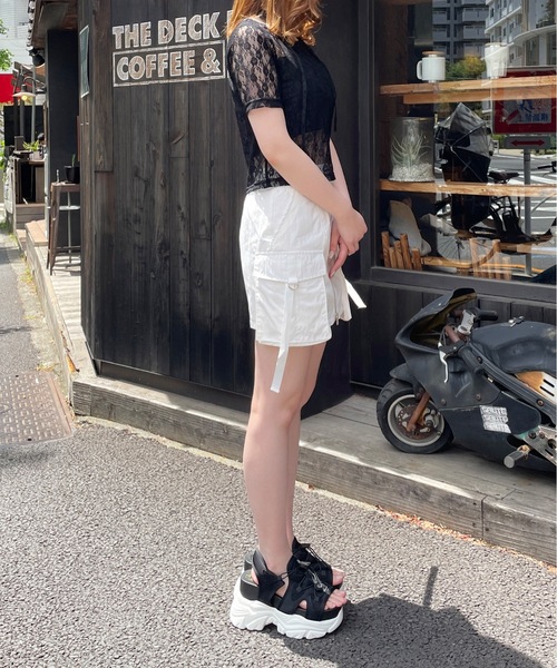 one way(ワンウェイ)の「レースTシャツ(Tシャツ/カットソー・レディース・ホワイト/ブラック・FREE)」の15枚目の写真