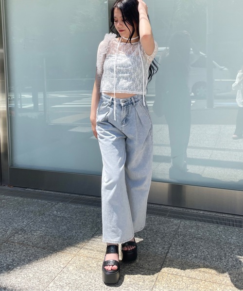 セール】レースTシャツ（Tシャツ/カットソー）｜one way