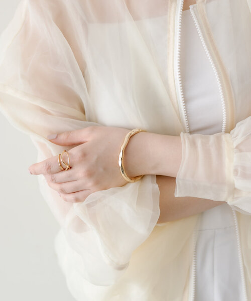 ear PAPILLONNER（イアパピヨネ）の「ツチメバングル（バングル/リストバンド・レディース・ゴールド/シルバー・FREE）」の12枚目の写真