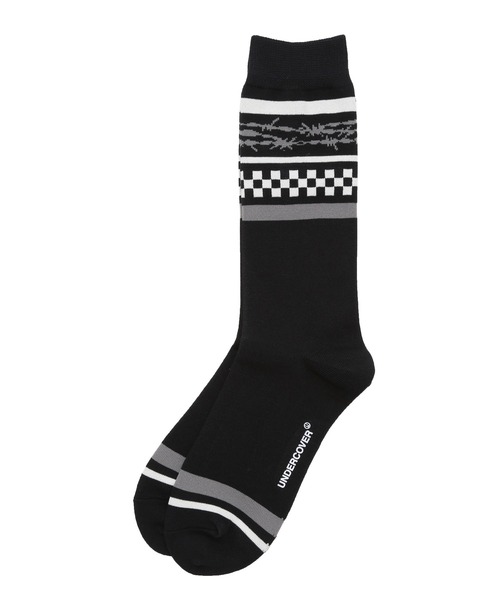 UNDERCOVER（アンダーカバー）の「UP2D4L01（ソックス/靴下・メンズ・グレー/ブラック・FREE）」の2枚目の写真