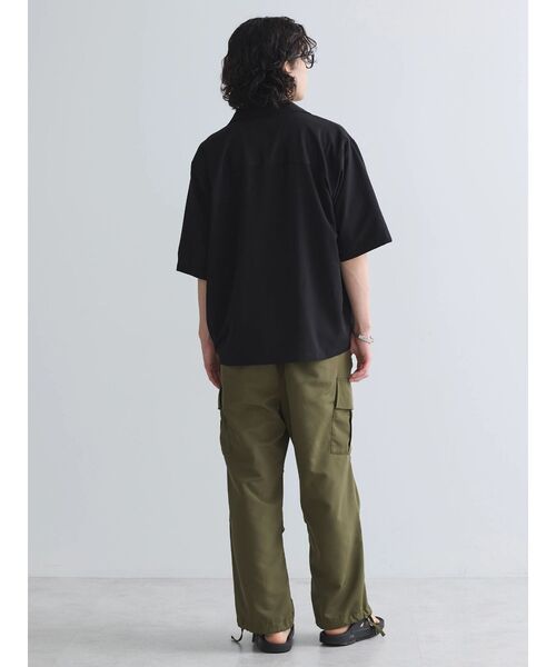 CRAFT STANDARD BOUTIQUE(クラフトスタンダードブティック)の「接触冷感/抗菌防臭/イージーケア /オープンカラーシャツ(シャツ/ブラウス・レディース・ブラウン/アイボリー/ブラック/グレイッシュベージュ/ブルーグリーン・S/M/L/XL)」の20枚目の写真